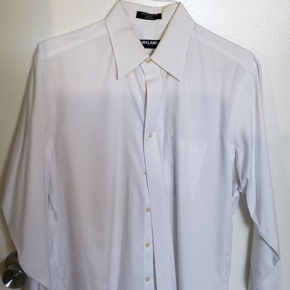 CT1059a Men's White Kirkland Shirt 16-34 - Picture 1 of 4